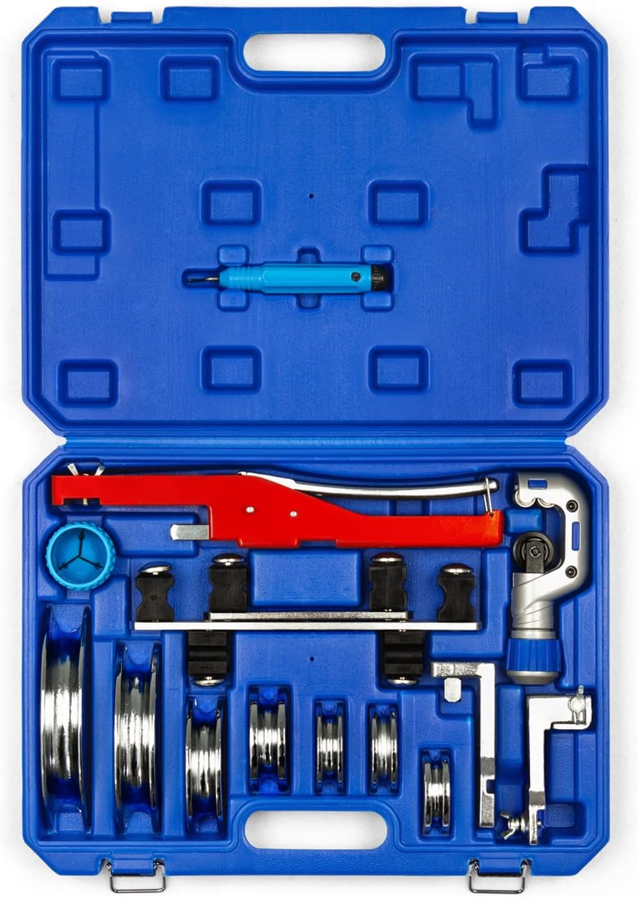 Cherbowing Piegatubi Manuale 1/4"-7/8" con 5 Stampi - immagine 1
