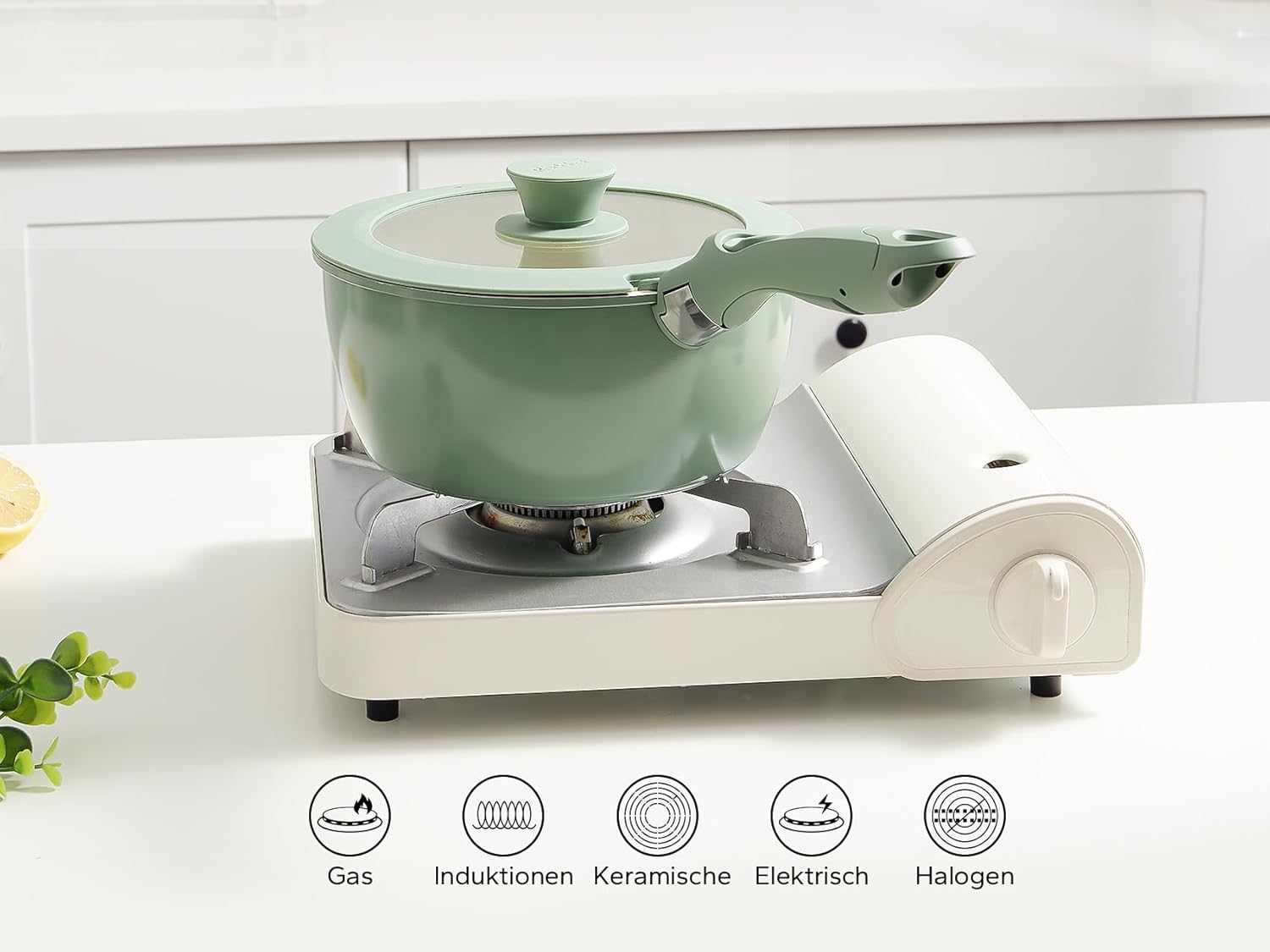 Redchef Set Pentole 16 Pezzi Antiaderente Ceramica - immagine 4