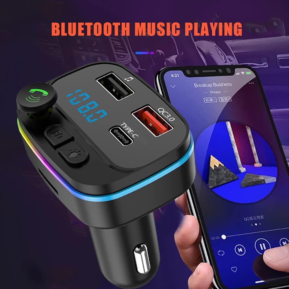 Trasmettitore FM Bluetooth Auto con Ricarica Rapida - immagine 4