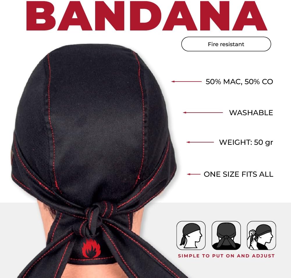 TEXFIRE Bandana Ignifuga per Saldatura - immagine 3