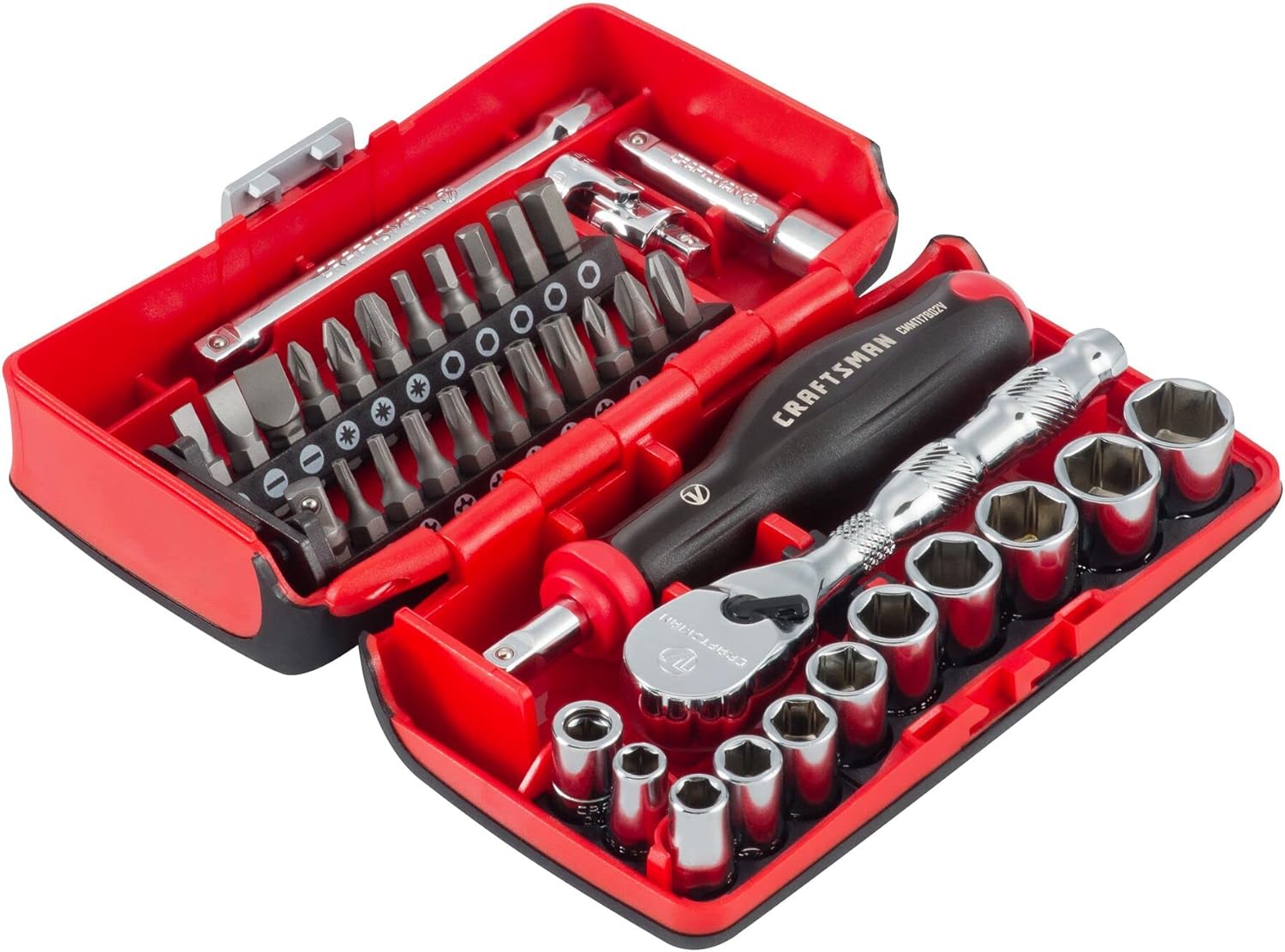 Craftsman Set Bussole Serie V, 1/4" Drive, 38 Pezzi - immagine 1