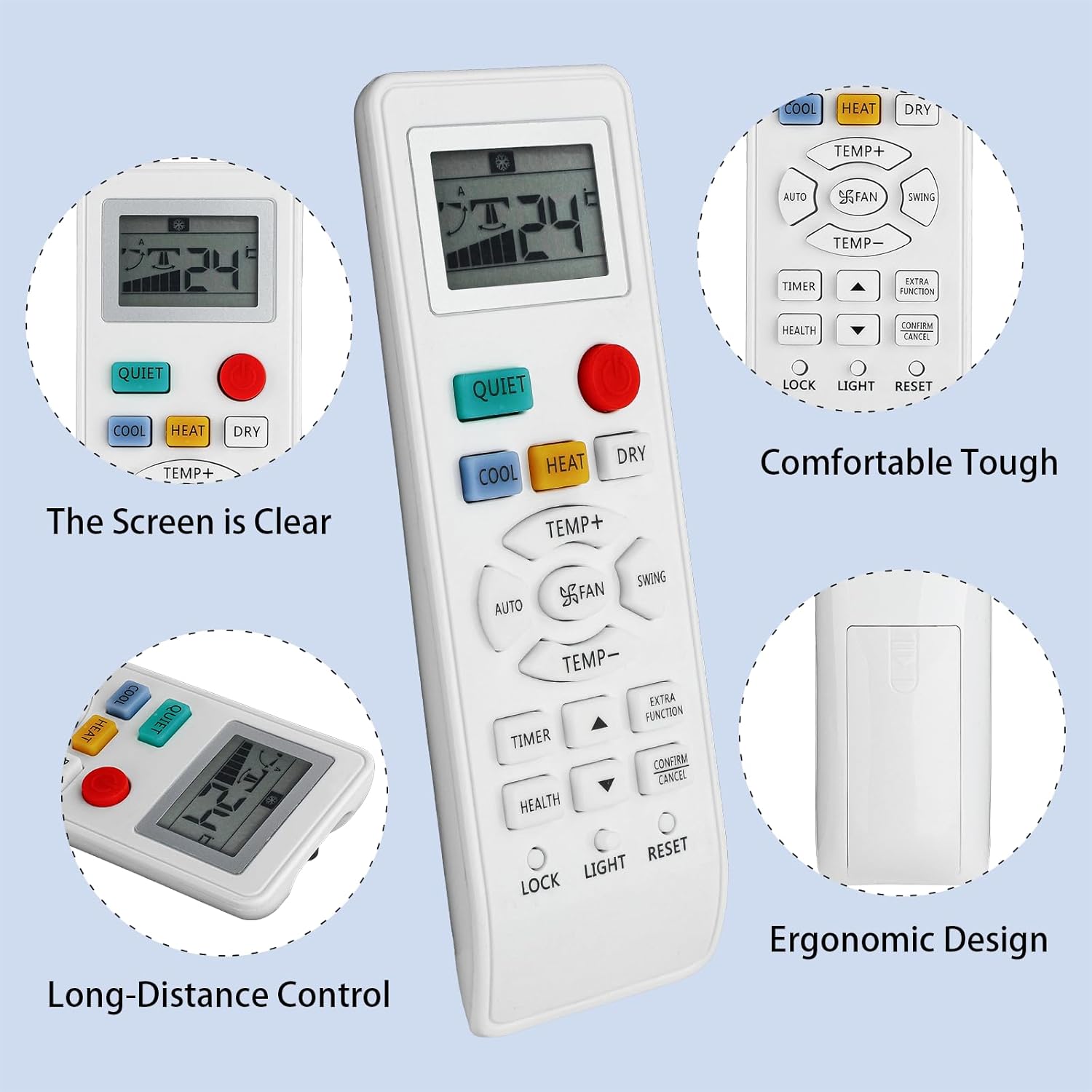 Telecomando Compatibile Haier Condizionatore d'aria - immagine 2