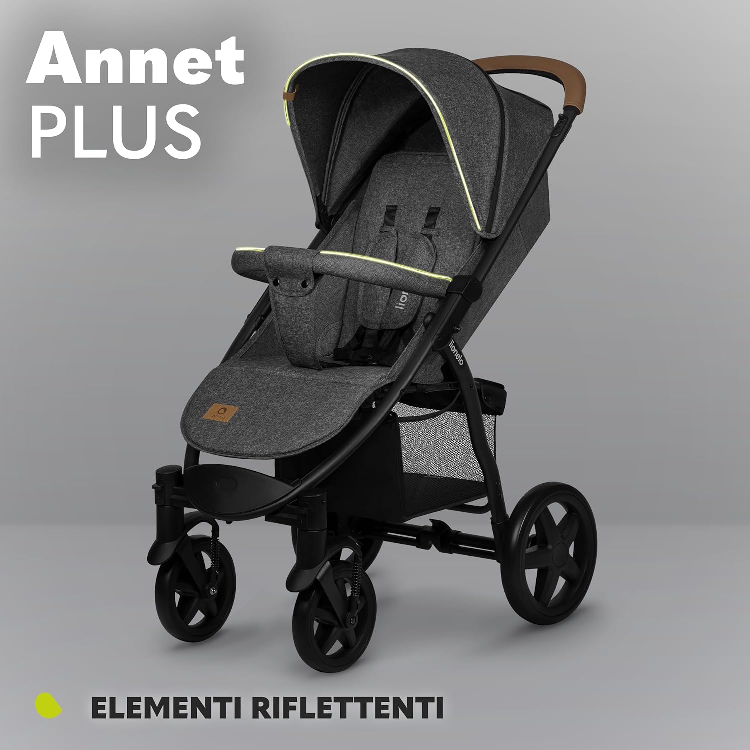 Lionelo Annet Passeggino Pieghevole 0-22 kg - immagine 8