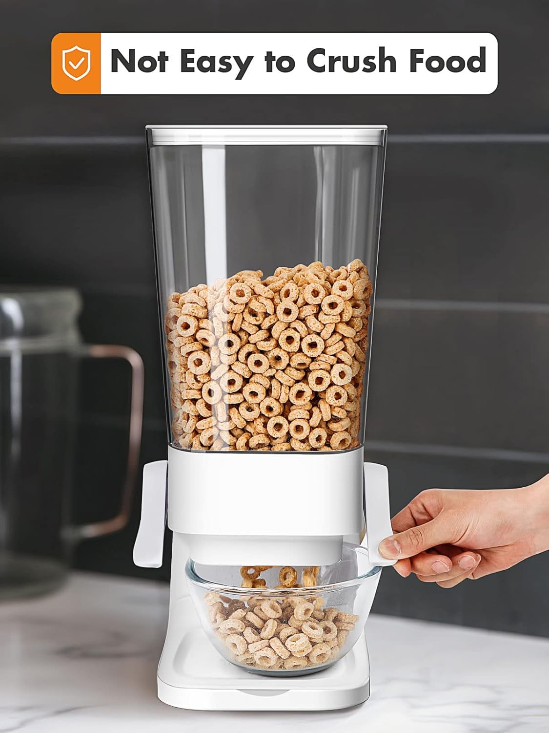 Tokokimo Dispenser Cereali 5.5L, Set da 2, Bianco - immagine 2