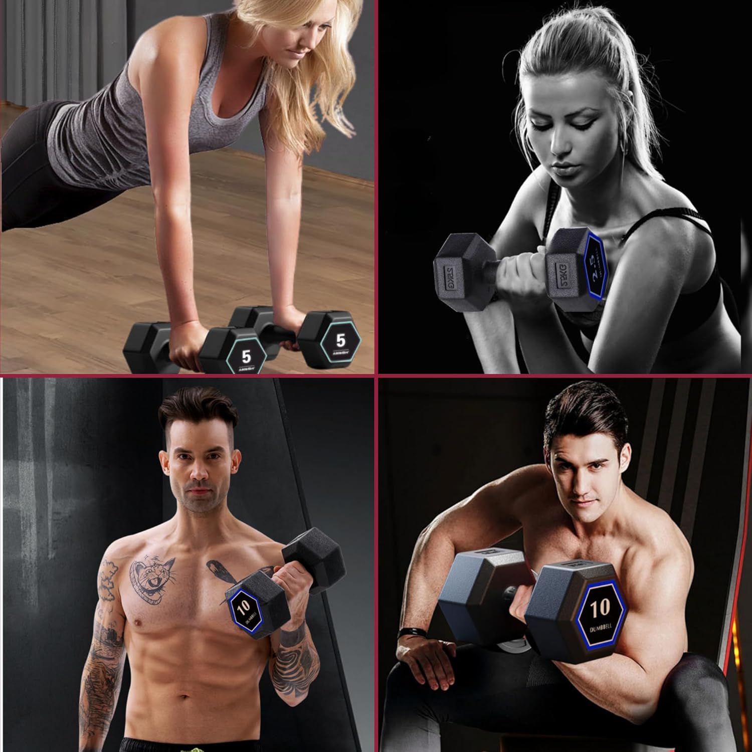 Magic Select Set 2 Manubri in PVC e Ferro Sabbiato - immagine 5