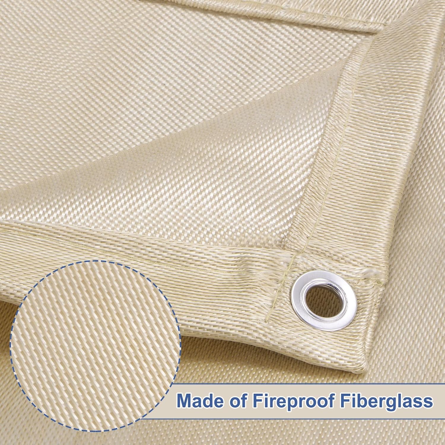 QUARKZMAN 2pz Coperta Ignifuga 8ftx6ft - immagine 3