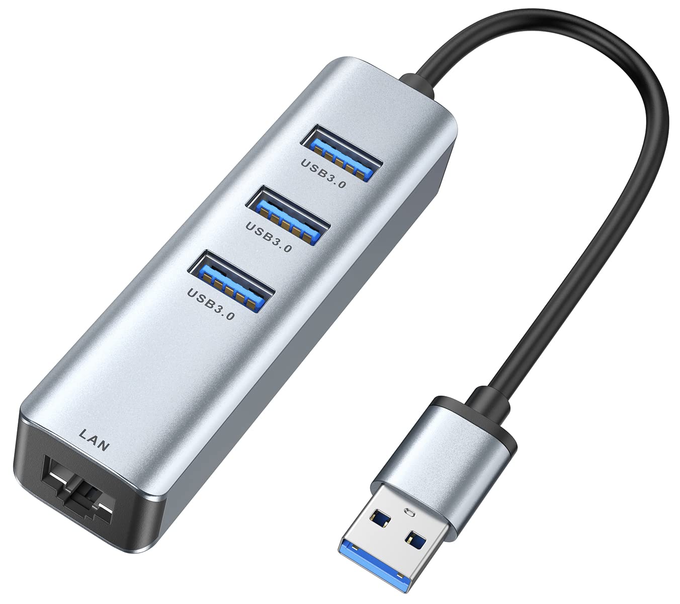 Ablewe Hub USB 3.0 con Adattatore Ethernet Gigabit