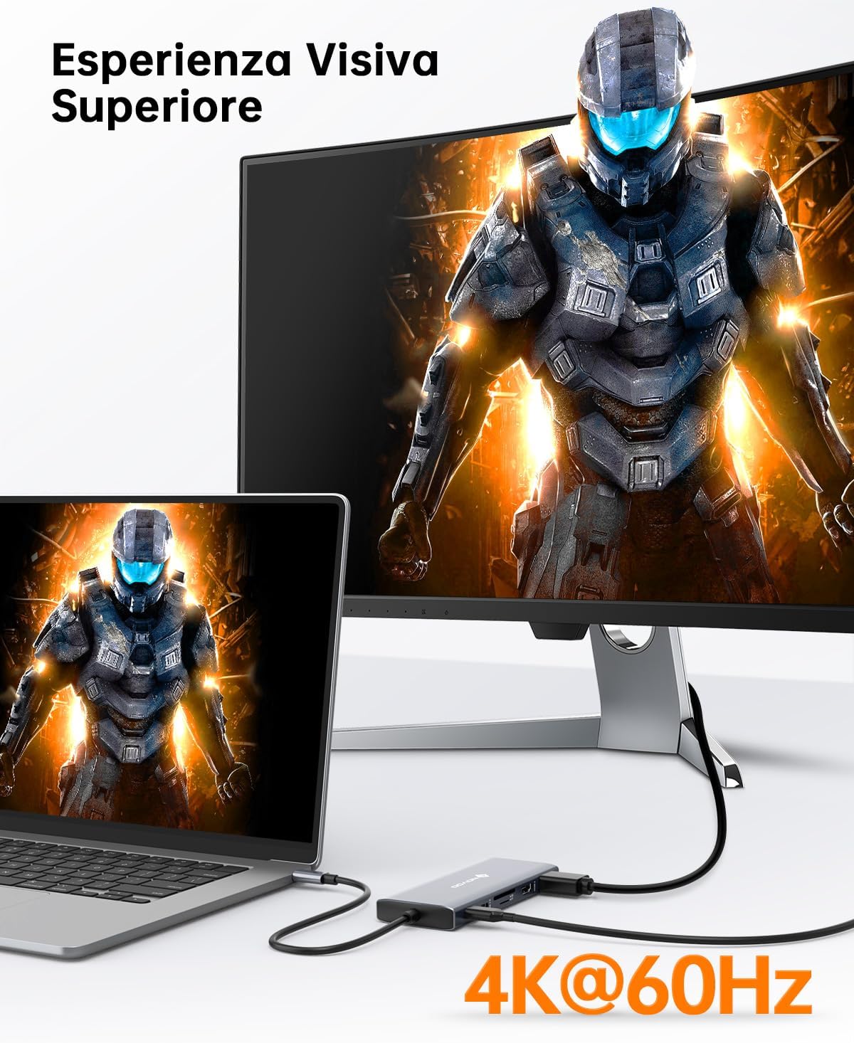 Novoo Docking Station 12-in-1 Triplo Display - immagine 3