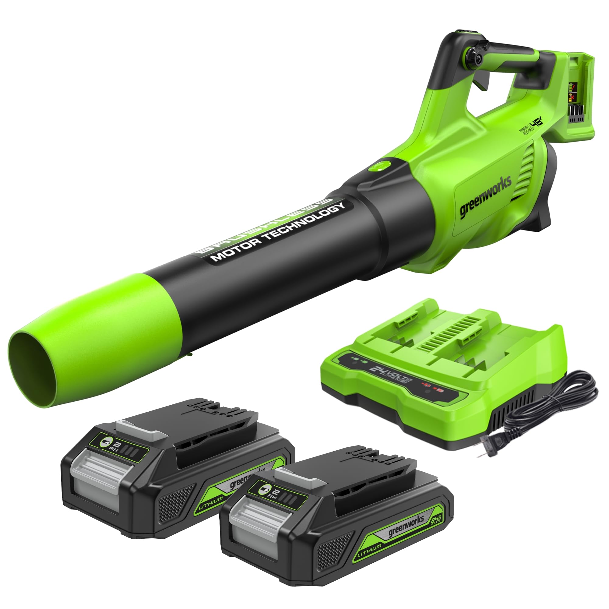 Greenworks 48V Soffiatore Foglie Assiale Brushless