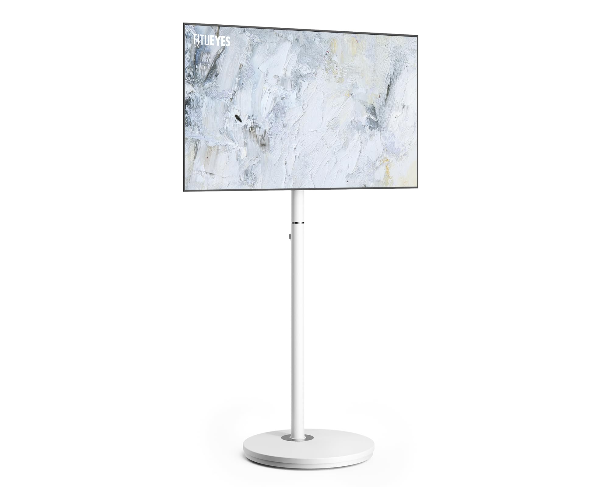 Fitueyes Supporto TV da Pavimento Portatile con Ruote