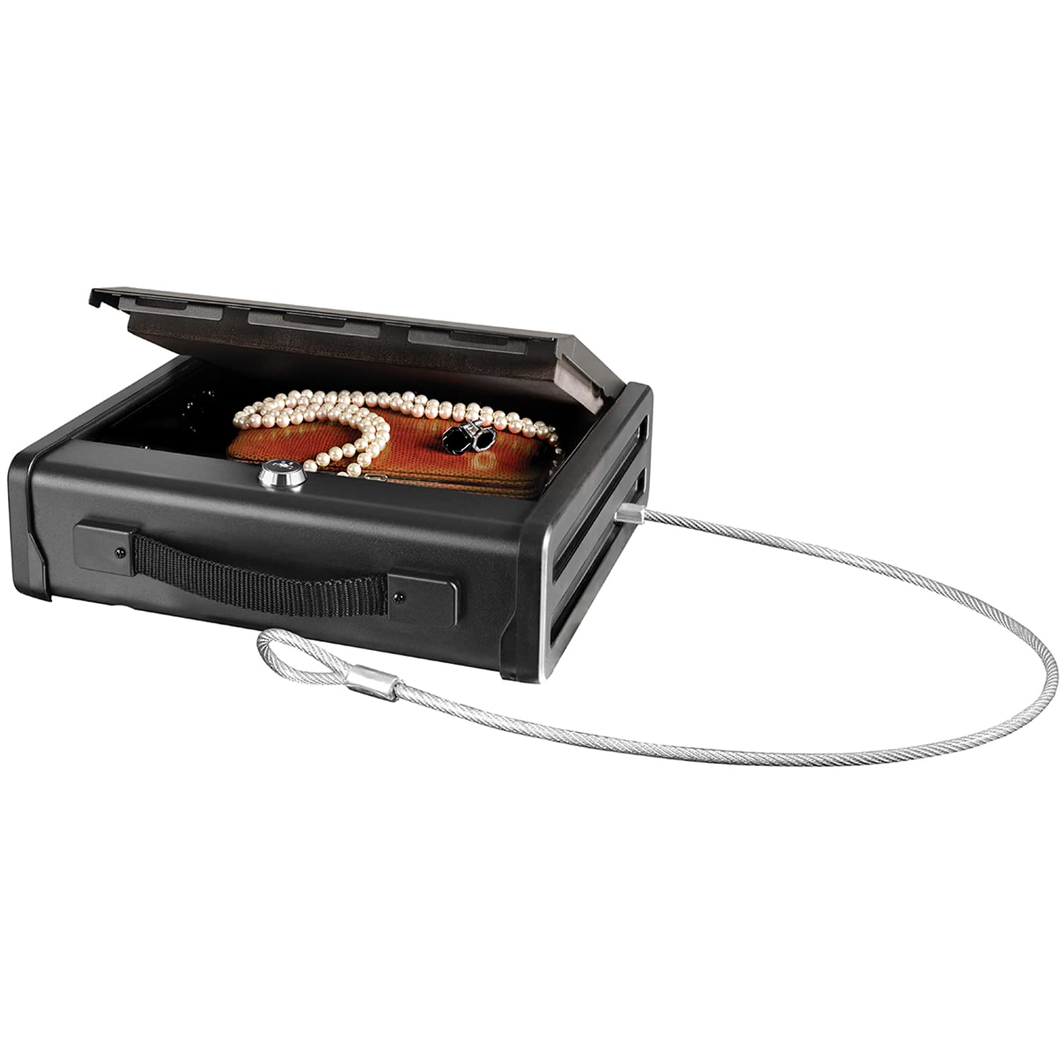 Master Lock Cassaforte Compatta con Chiave e Cavo