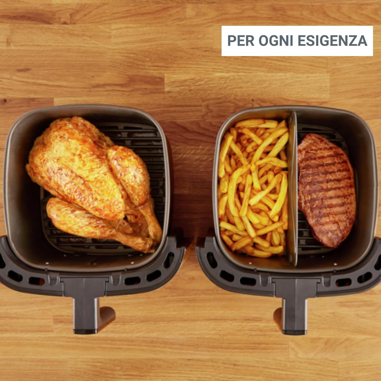 Moulinex Easy Fry & Grill XXL - Friggitrice ad Aria 6.5L, Blu - immagine 4