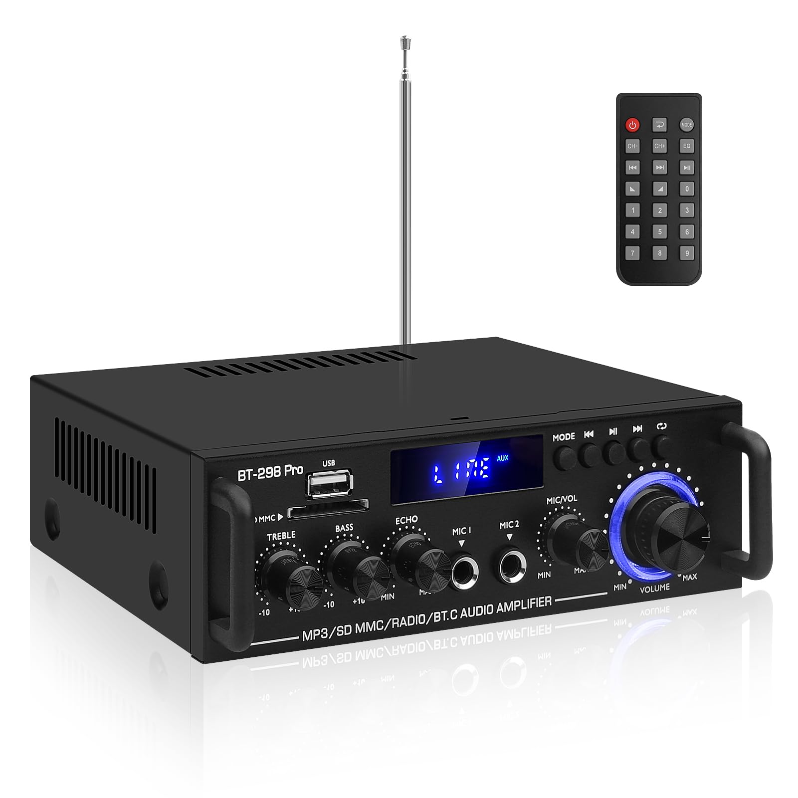 Hifi Stereo Amplificatore Bluetooth 5.0 50W+50W