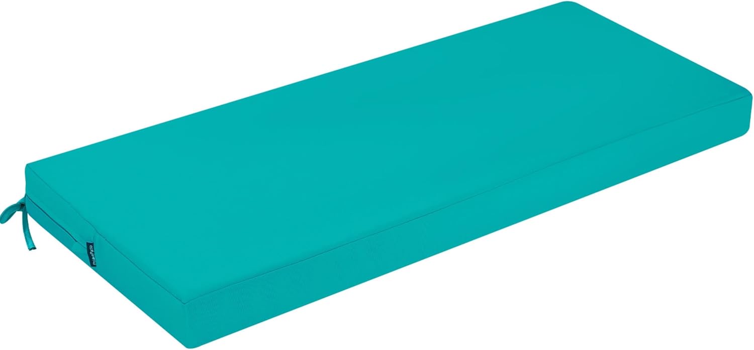 Primepatio Cuscino per Panca Esterno 120x40 cm, Blu Cielo