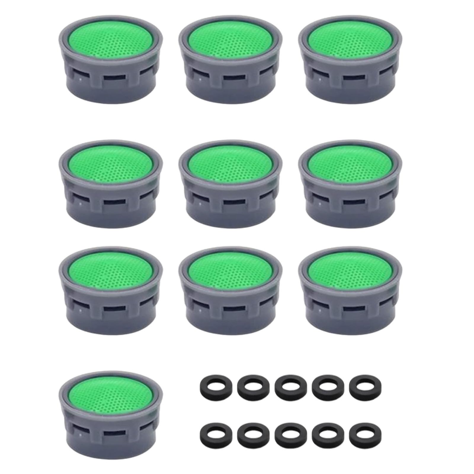 10 Pezzi Filtro Aeratore Rubinetto con Guarnizioni