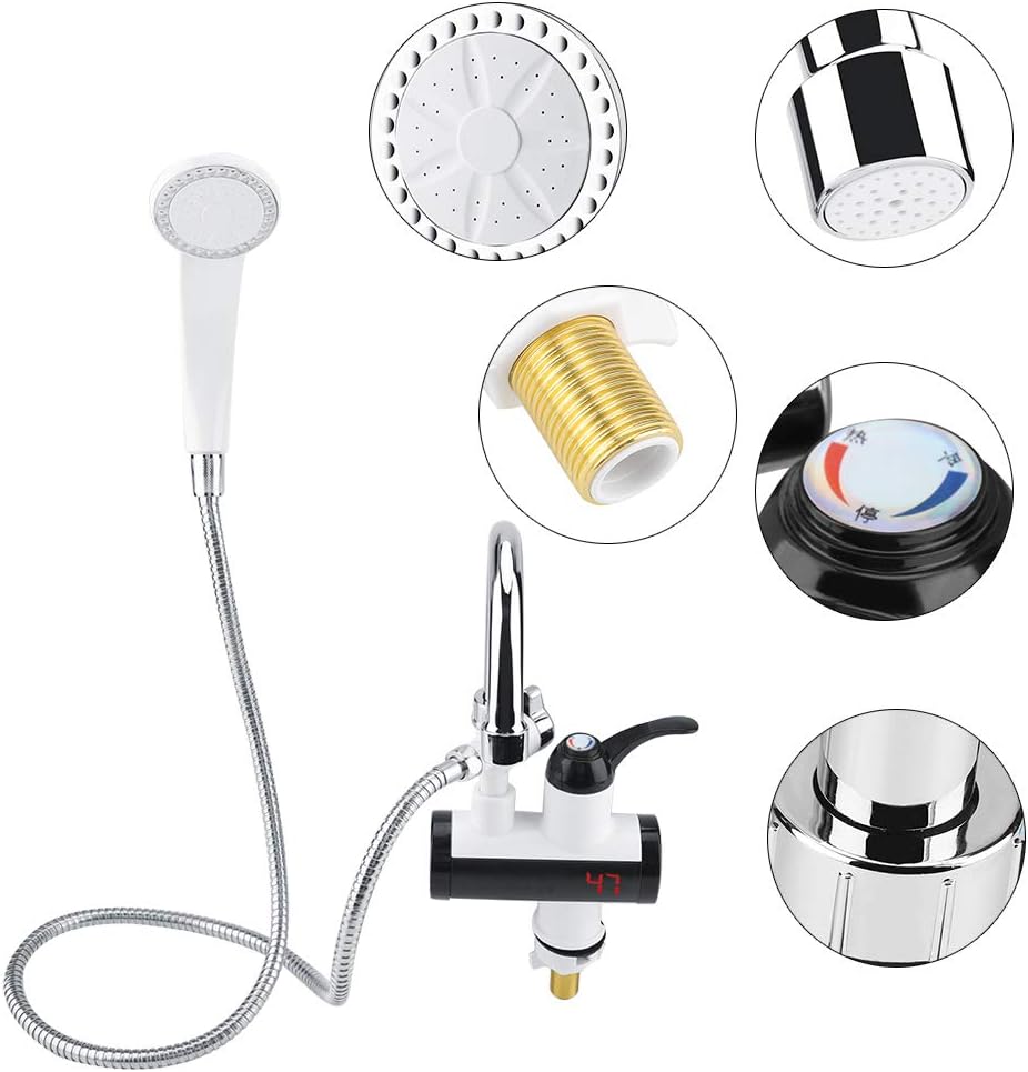 Rubinetto Elettrico con Scaldacqua Istantaneo 3000W - immagine 3