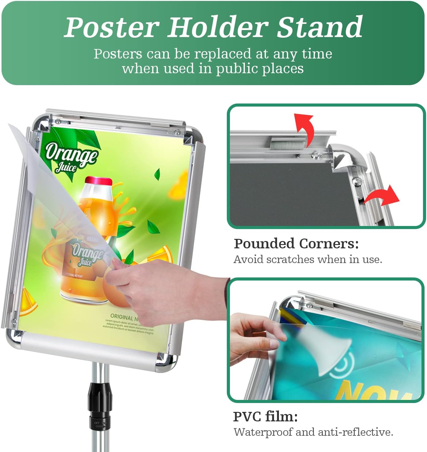 Supporto Espositore Regolabile per Cornice A3 - immagine 6