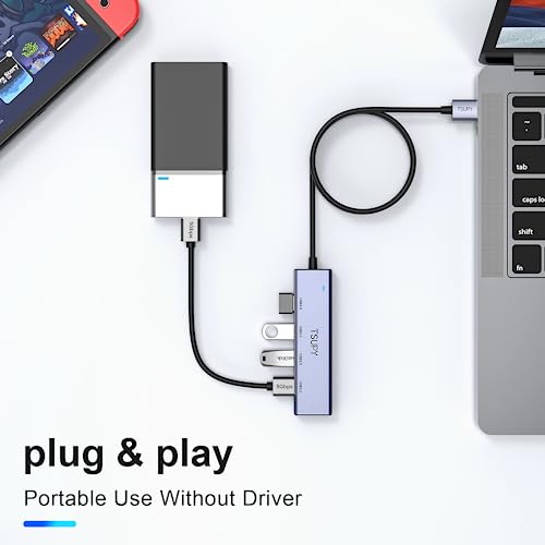TSUPY Hub USB 3.0 Sdoppiatore Dati con Cavo 1,2m - immagine 5