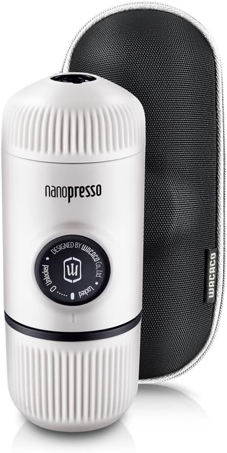Wacaco Nanopresso - Macchina Caffè Portatile, Freddo Bianco - immagine 1