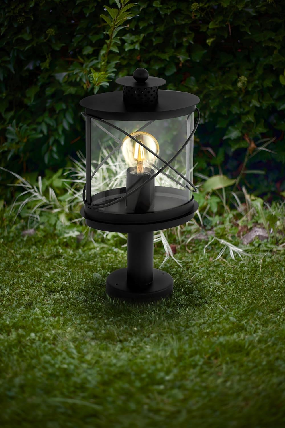 Eglo Lampada Piantana da Esterno 41cm E27 LED, Nero - immagine 2