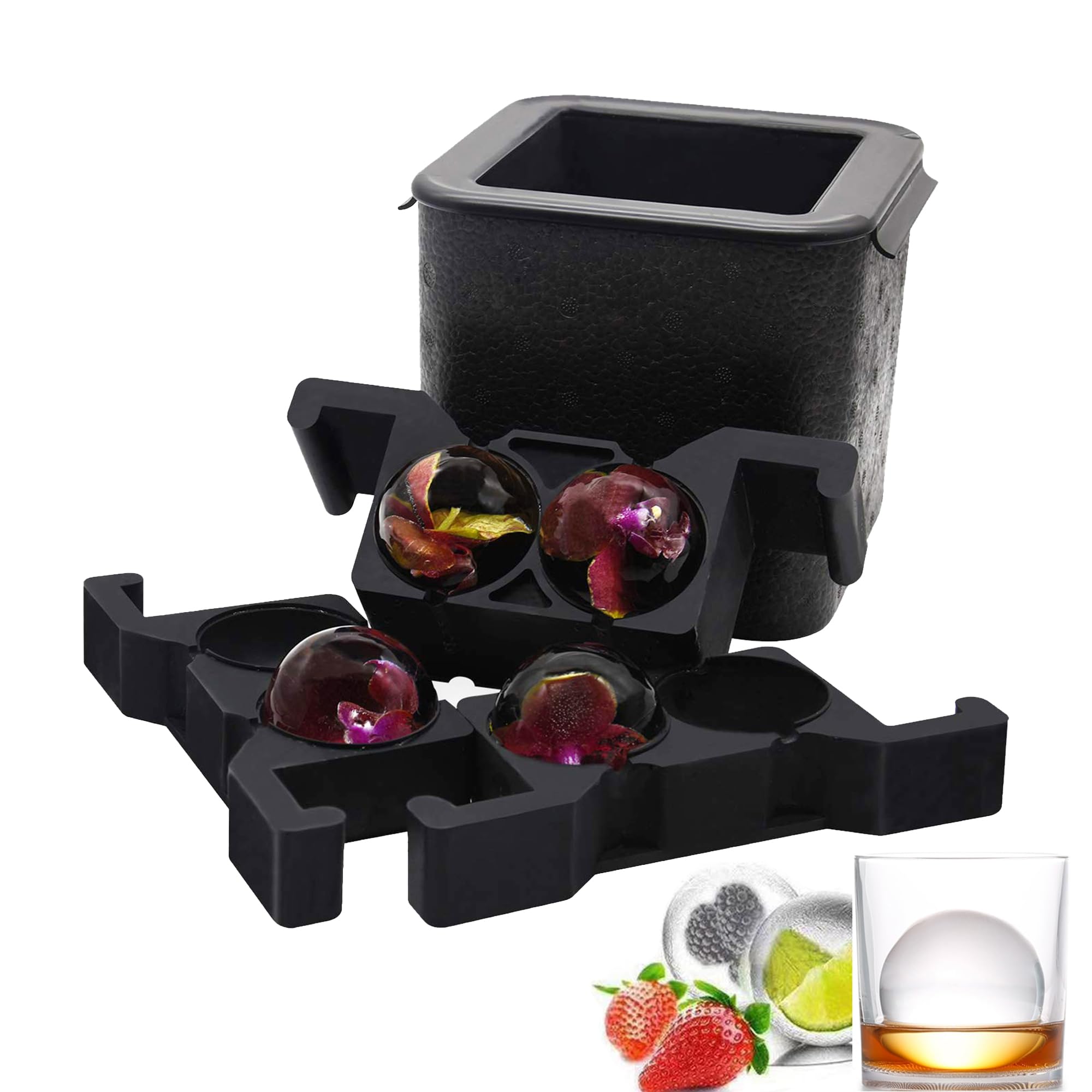 Bangp Stampo per Palline di Ghiaccio Jumbo per Cocktail