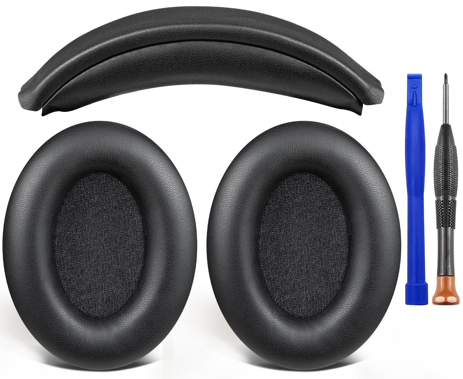 Soulwit Kit Ricambio Cuffie per Sony WH-1000XM3, Nero