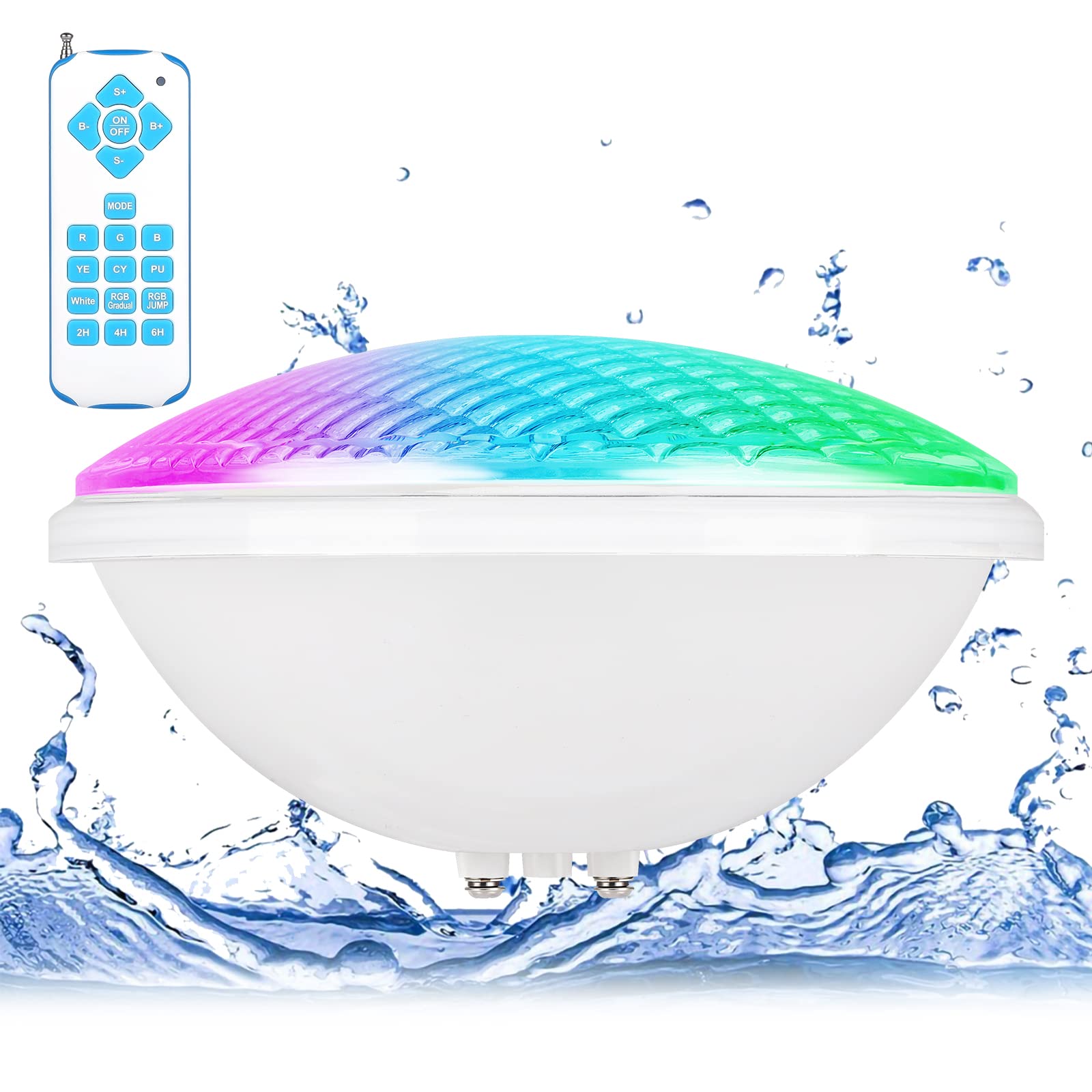 Coolwest 72W LED Illuminazione Piscina RGB Multi Color