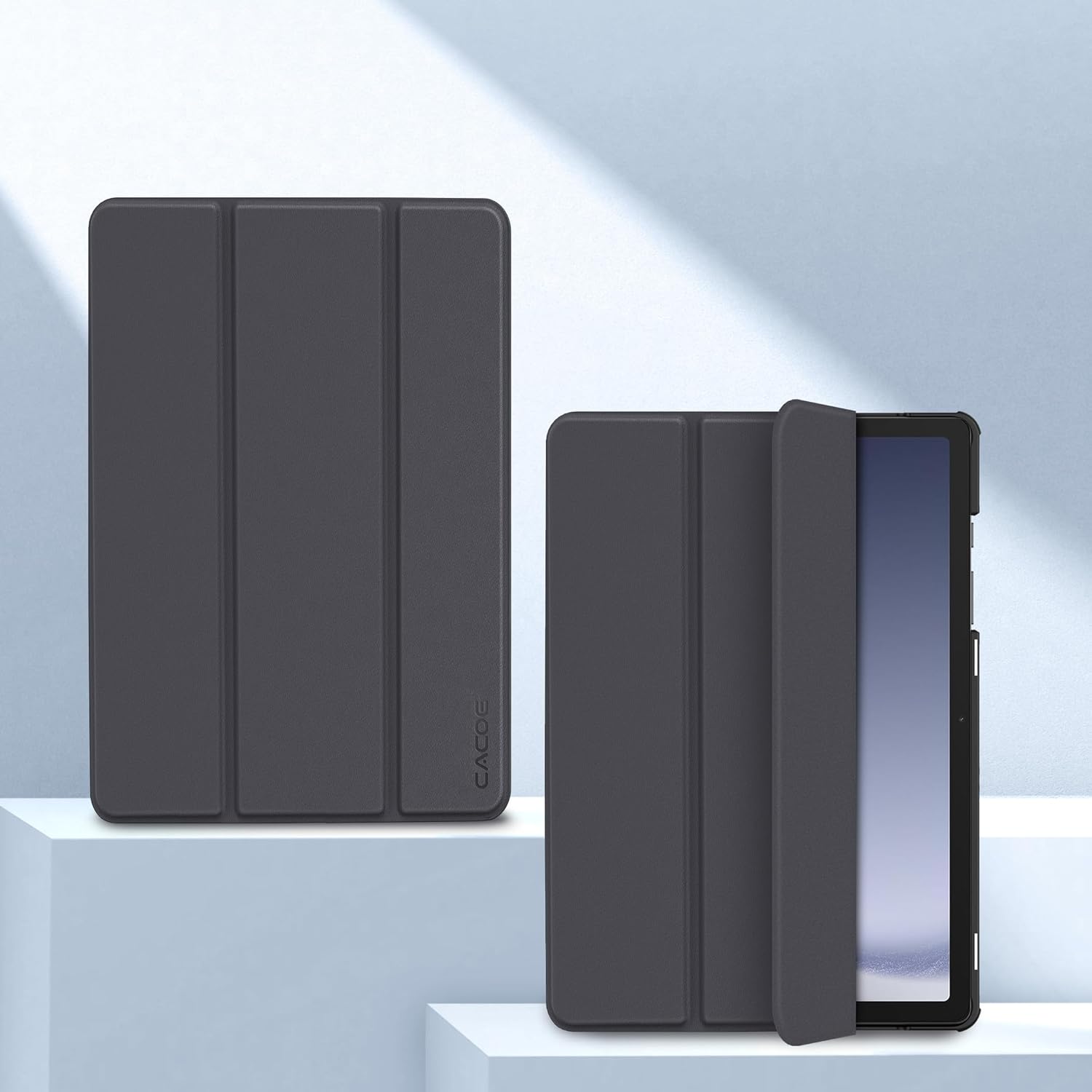 Cacoe Custodia per Samsung Galaxy Tab A9+ 11" 2023, Grigio - immagine 3