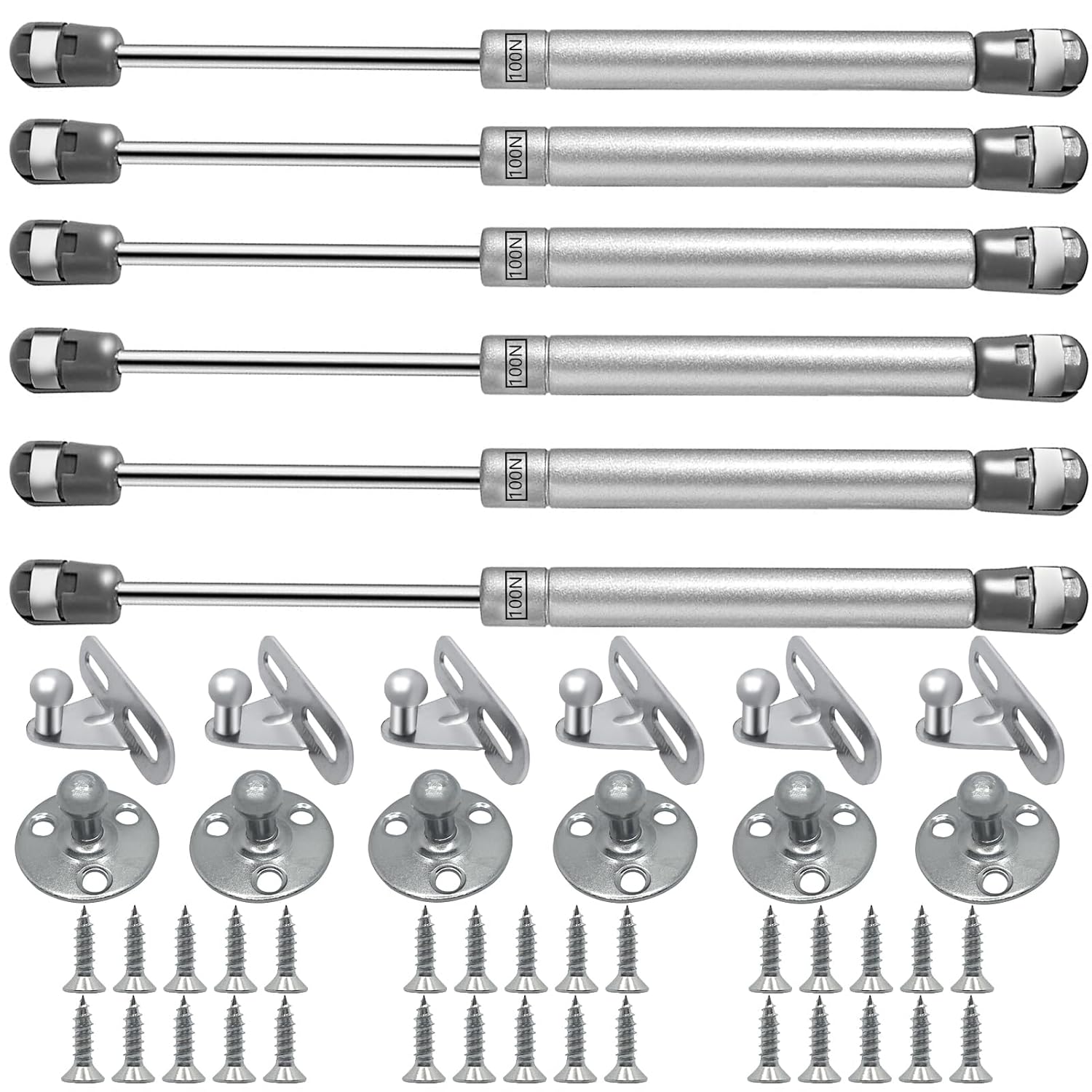 Molle a Gas 100N / 10KG per Ante Cucina - 6 Pezzi - immagine 1