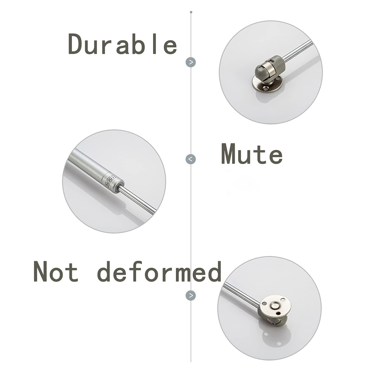 Molle a Gas 100N / 10KG per Ante Cucina - 6 Pezzi - immagine 4