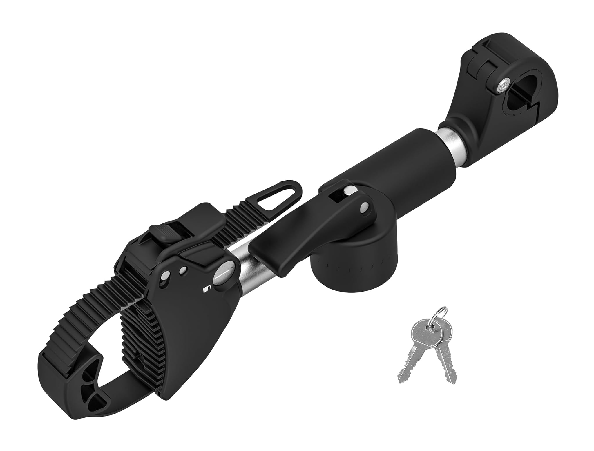 EUFAB 11247 - Supporto per telaio regolabile, 27 cm, nero/argento