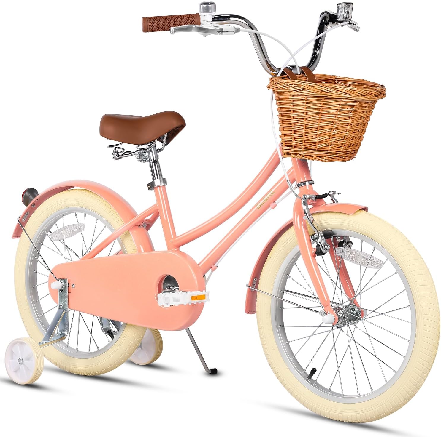 Glerc Bicicletta da Ragazza con Cestino e Stabilizzatori - immagine 1