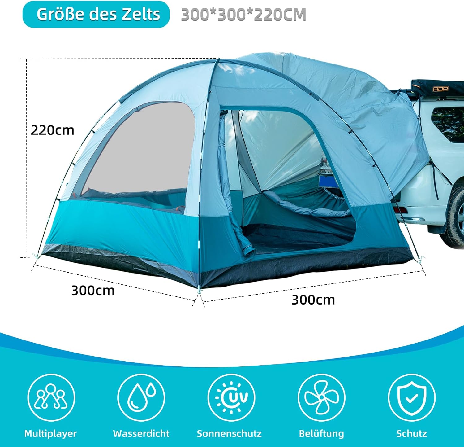 Tenda posteriore SUV - immagine 2