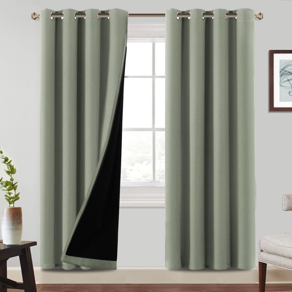 Tende Oscuranti con Anelli 2 Pezzi L140 x A240 cm