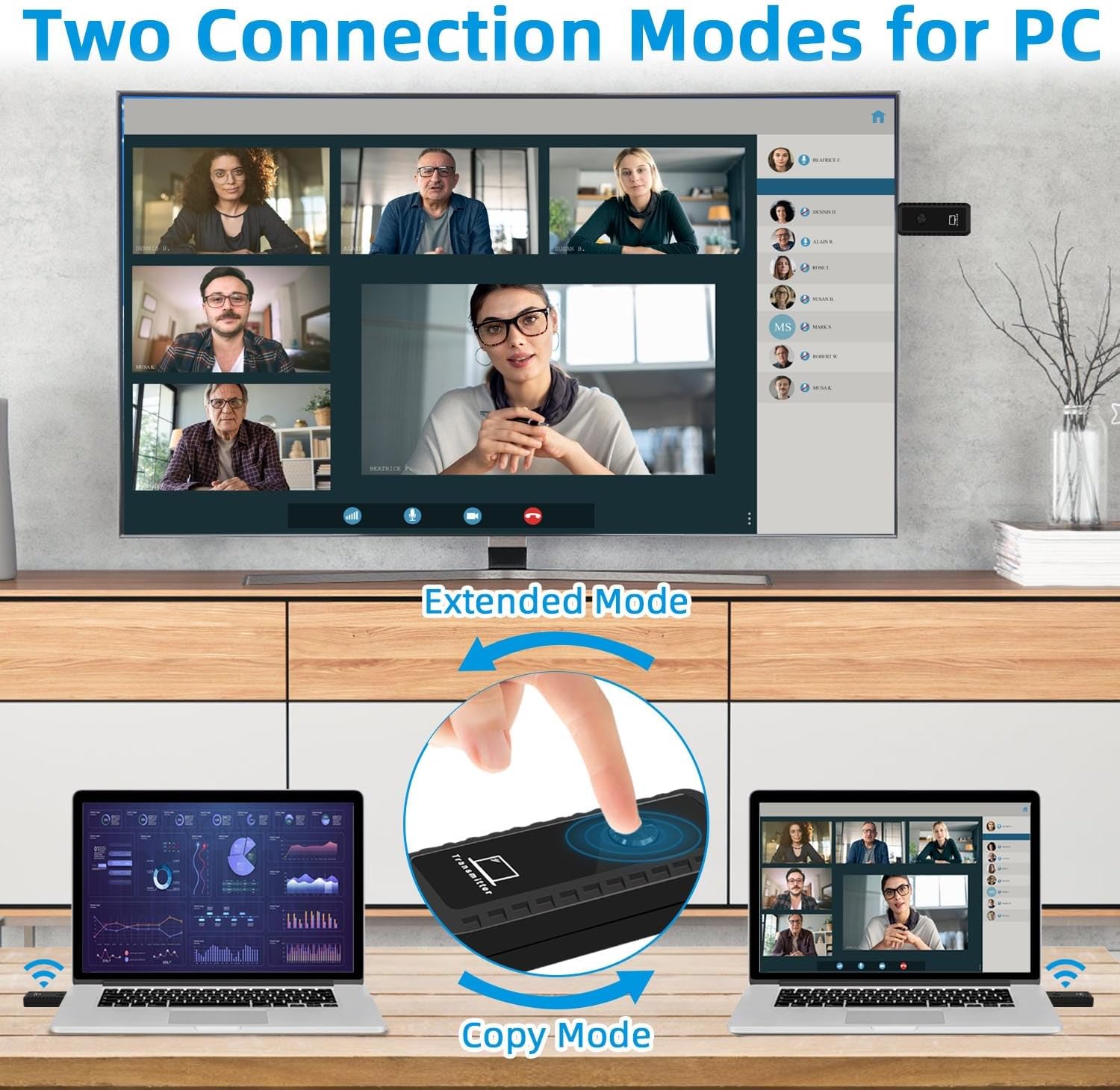 HDMI Wireless Trasmettitore e Ricevitore 1080P - immagine 5