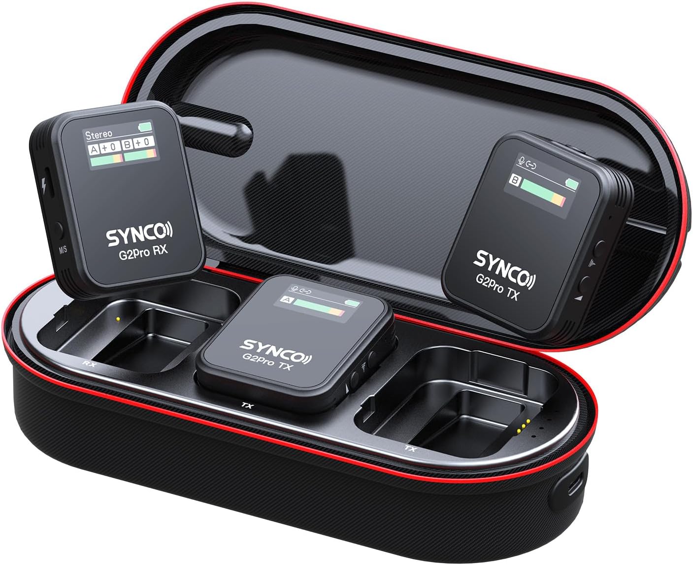 Synco G2A2 PRO - Microfono Lavalier Wireless Doppio Canale - immagine 1