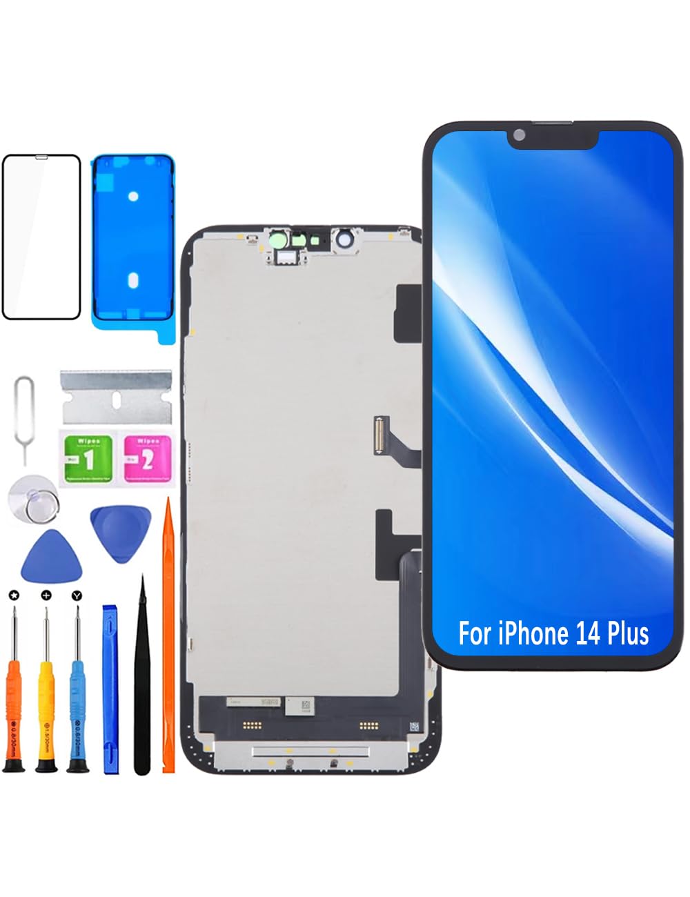 HLYGZX Schermo LCD Ricambio per iPhone 14 Plus