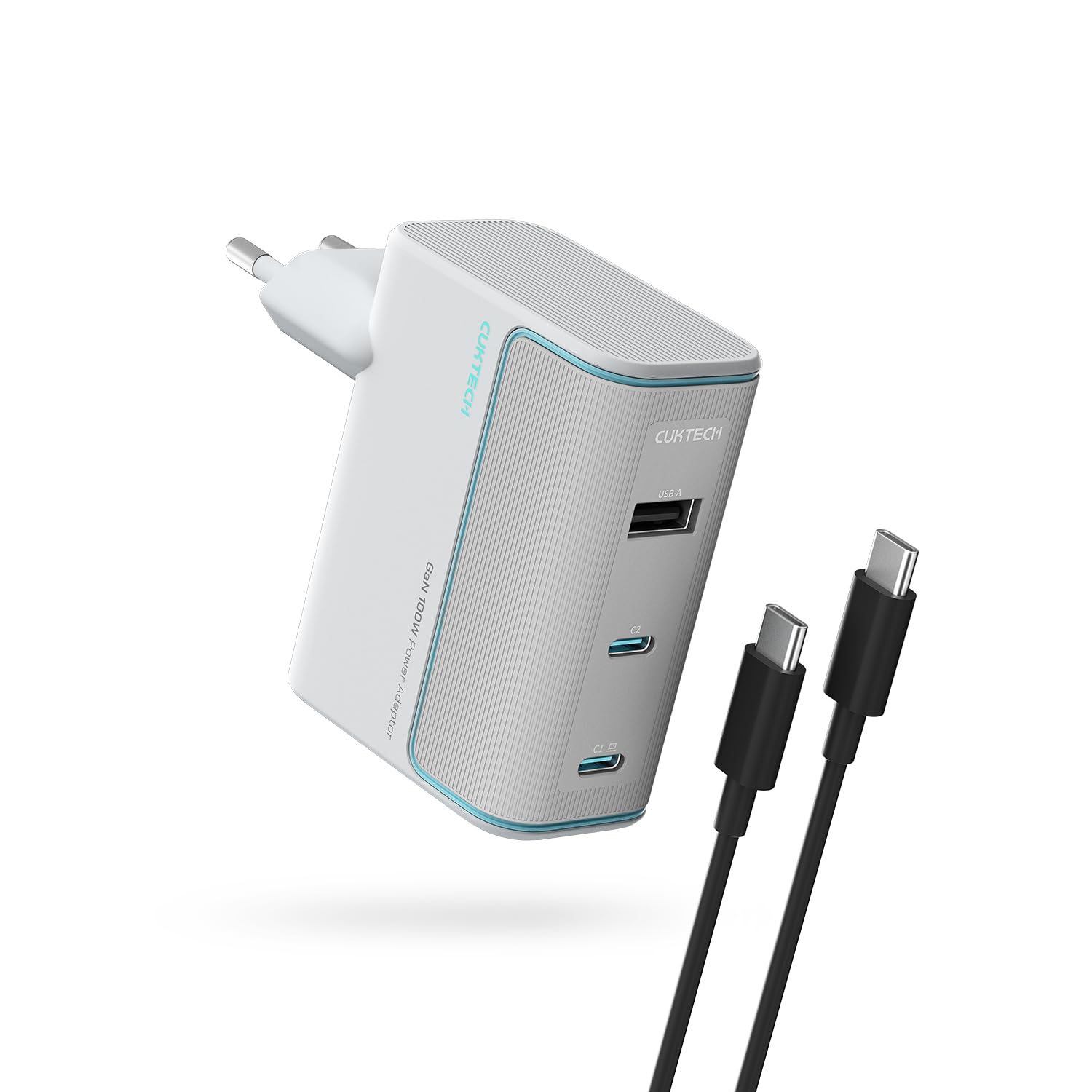 Cuktech Caricatore USB C 100W GaN Rapido Multiplo