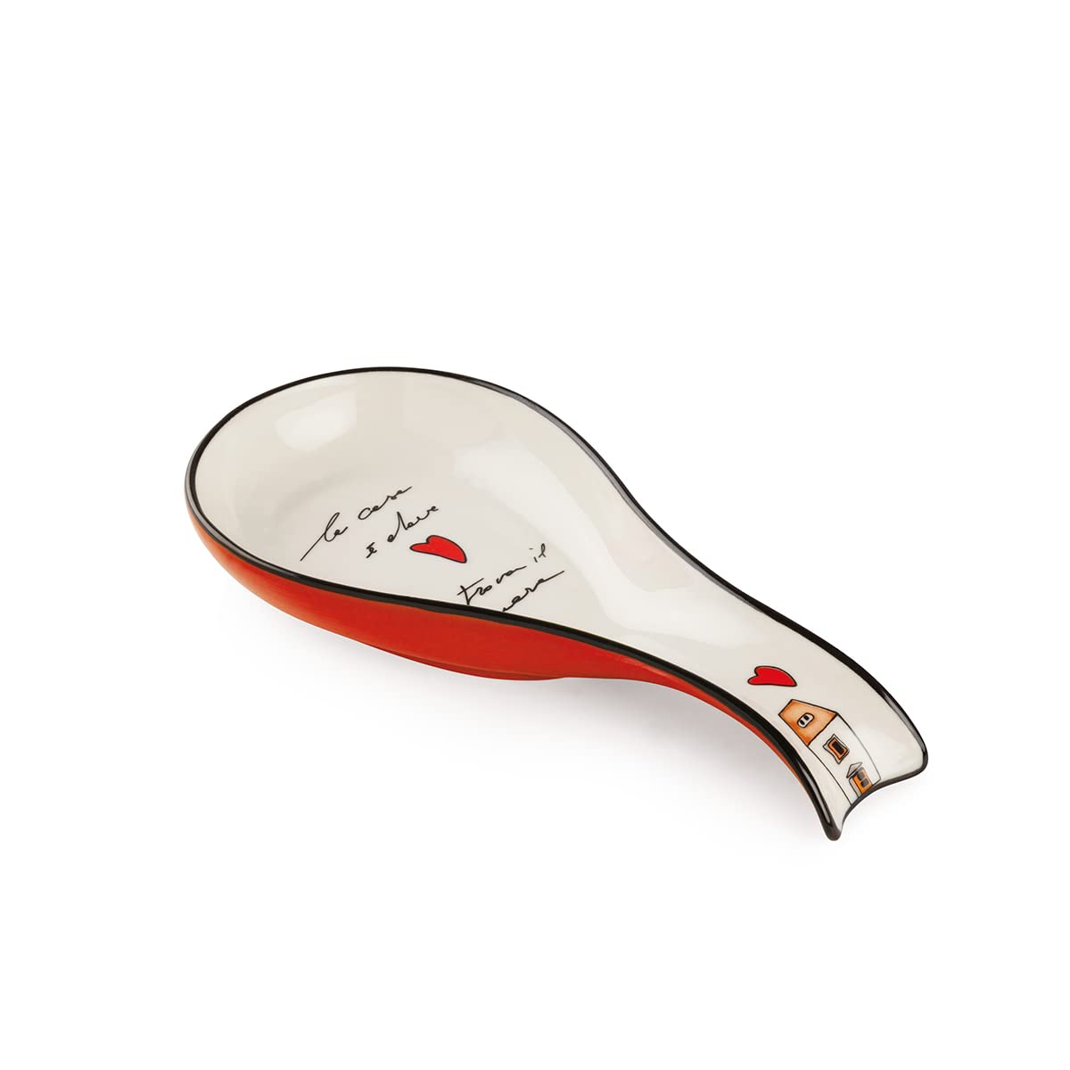 Egan Poggiamestolo Le Casette Rosso 21X10