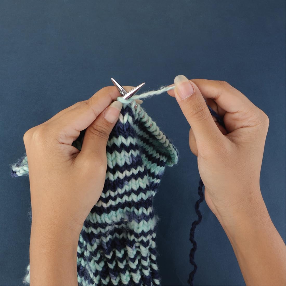 Set Deluxe Punte Circolari Intercambiabili Knitpro Nova Metal - immagine 5