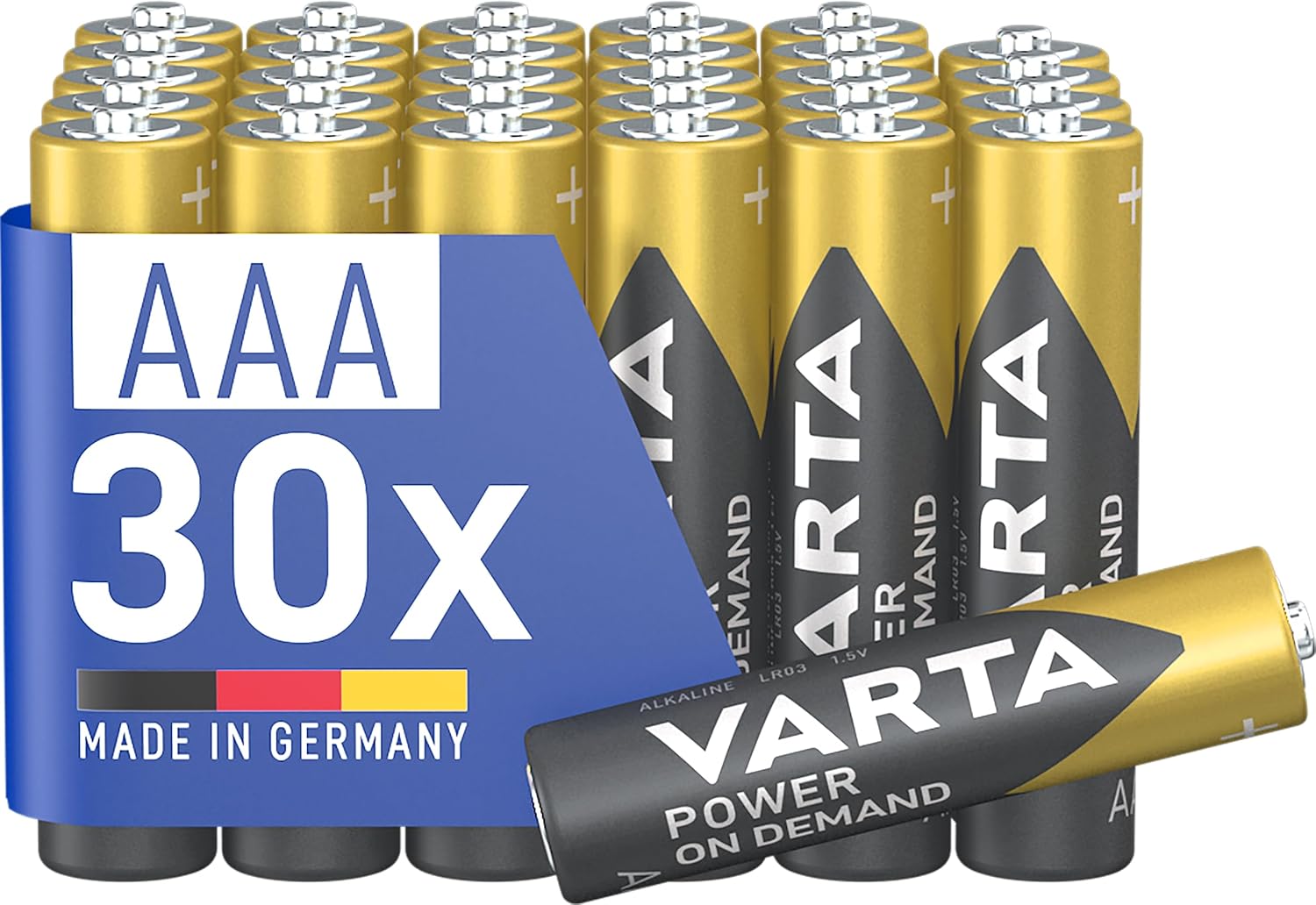 Varta Batterie AAA Alcaline 1,5V - Confezione da 30 - immagine 1