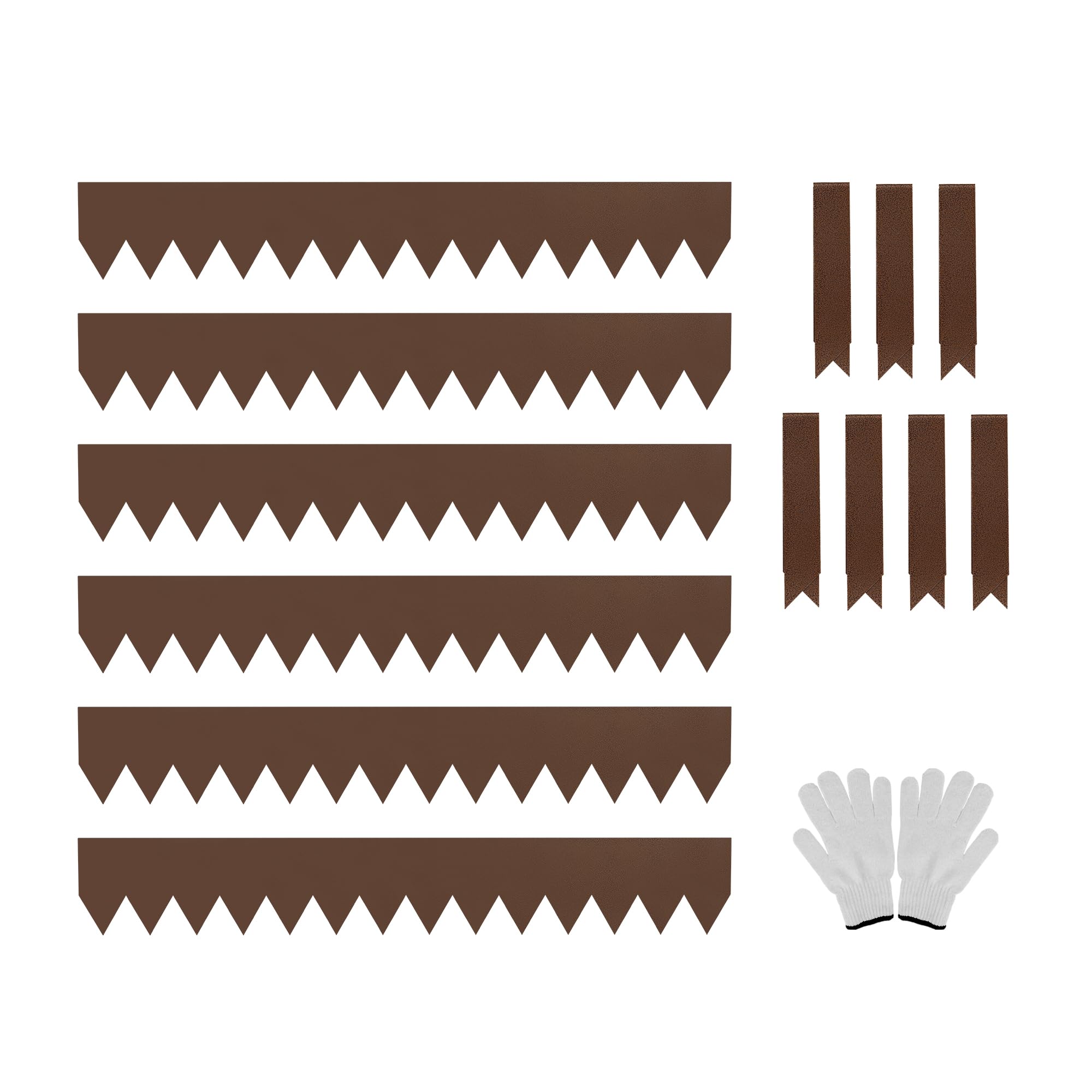 Joneshousedeco Bordo per Prato 6 pz, Bronzo