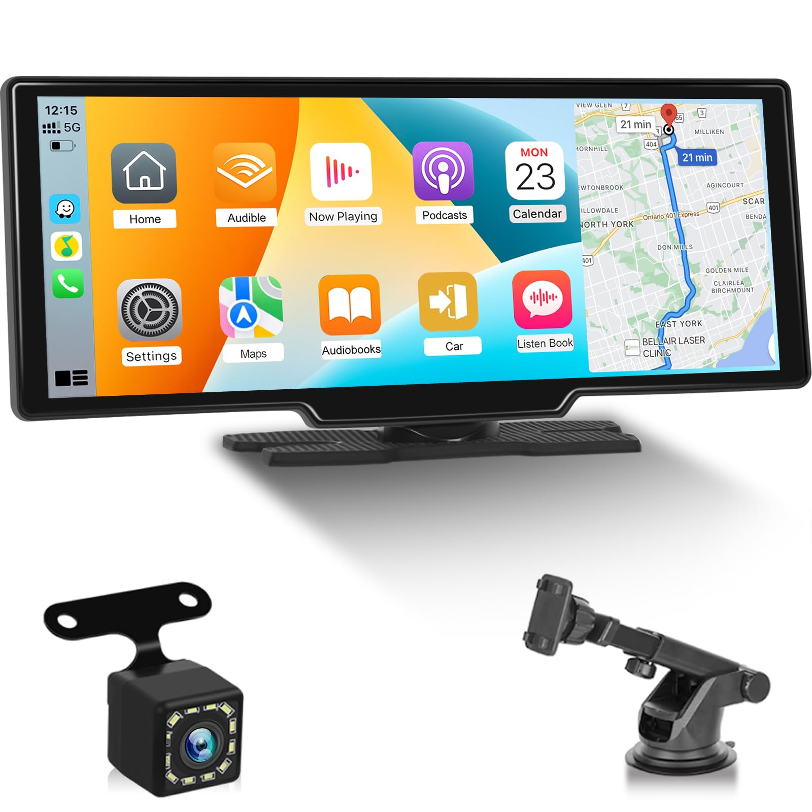 NHOPEEW Carplay Android Auto Wireless 10,26" Touchscreen