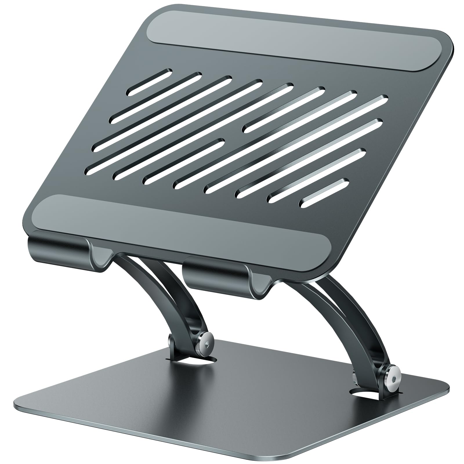 Tounee Supporto Tablet Scrivania Doppia Asta, Grigio