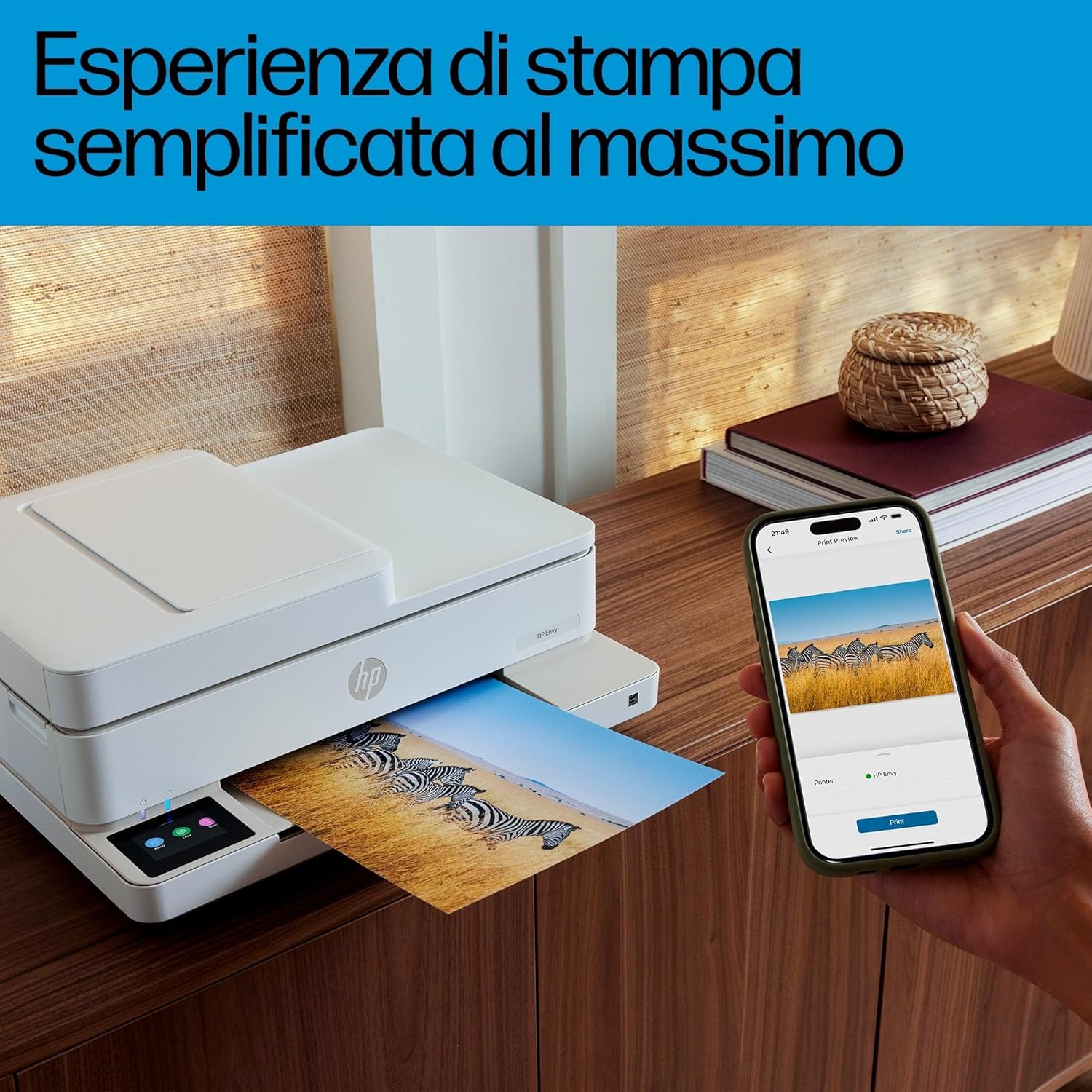 Hp Envy 6520e - Stampante Multifunzione A4 a Colori - immagine 7