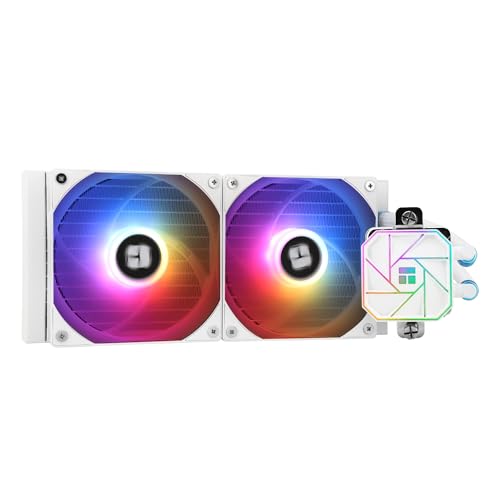 Tr AQUA ELITE 240 Bianco V3 CPU - Raffreddamento AIO 3300RPM