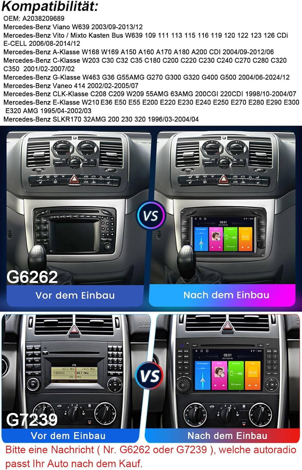 Navigatore GPS 7" con CarPlay e Android Auto - immagine 2