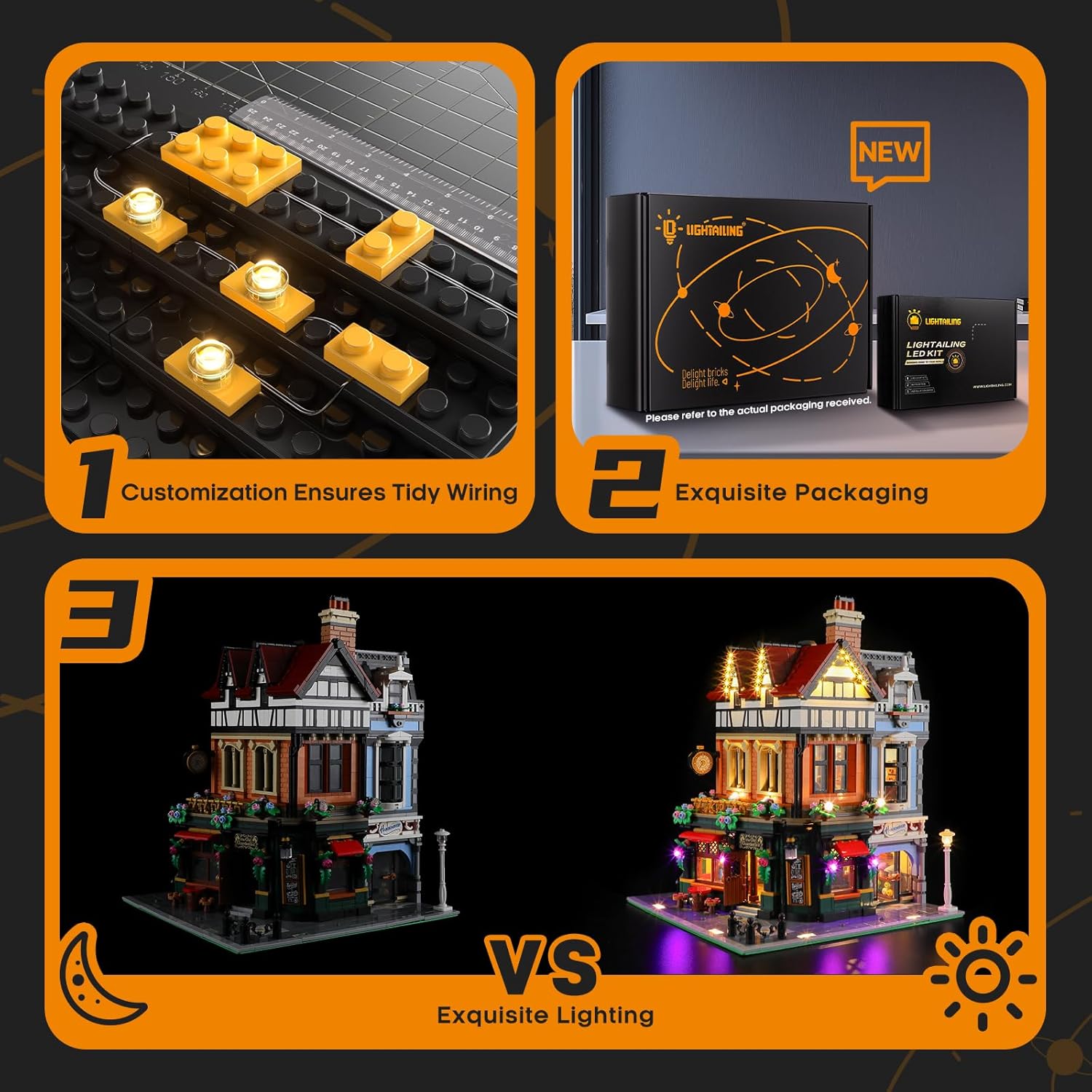 Lightailing Set Luci per Lego-10350 Edificio Tudor - immagine 4