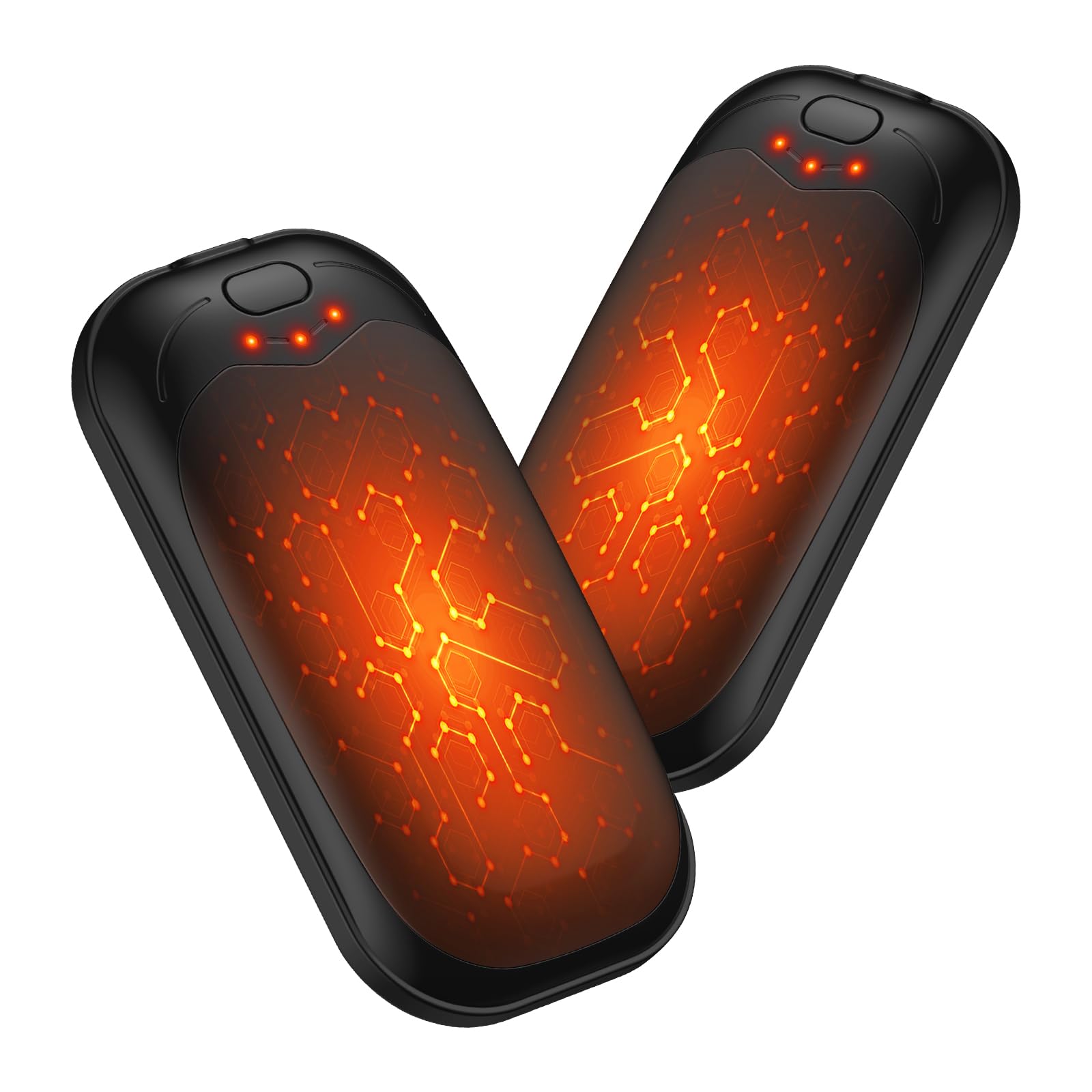 Jonwall Scaldamani Ricaricabili USB a 3 Livelli (2 pz)