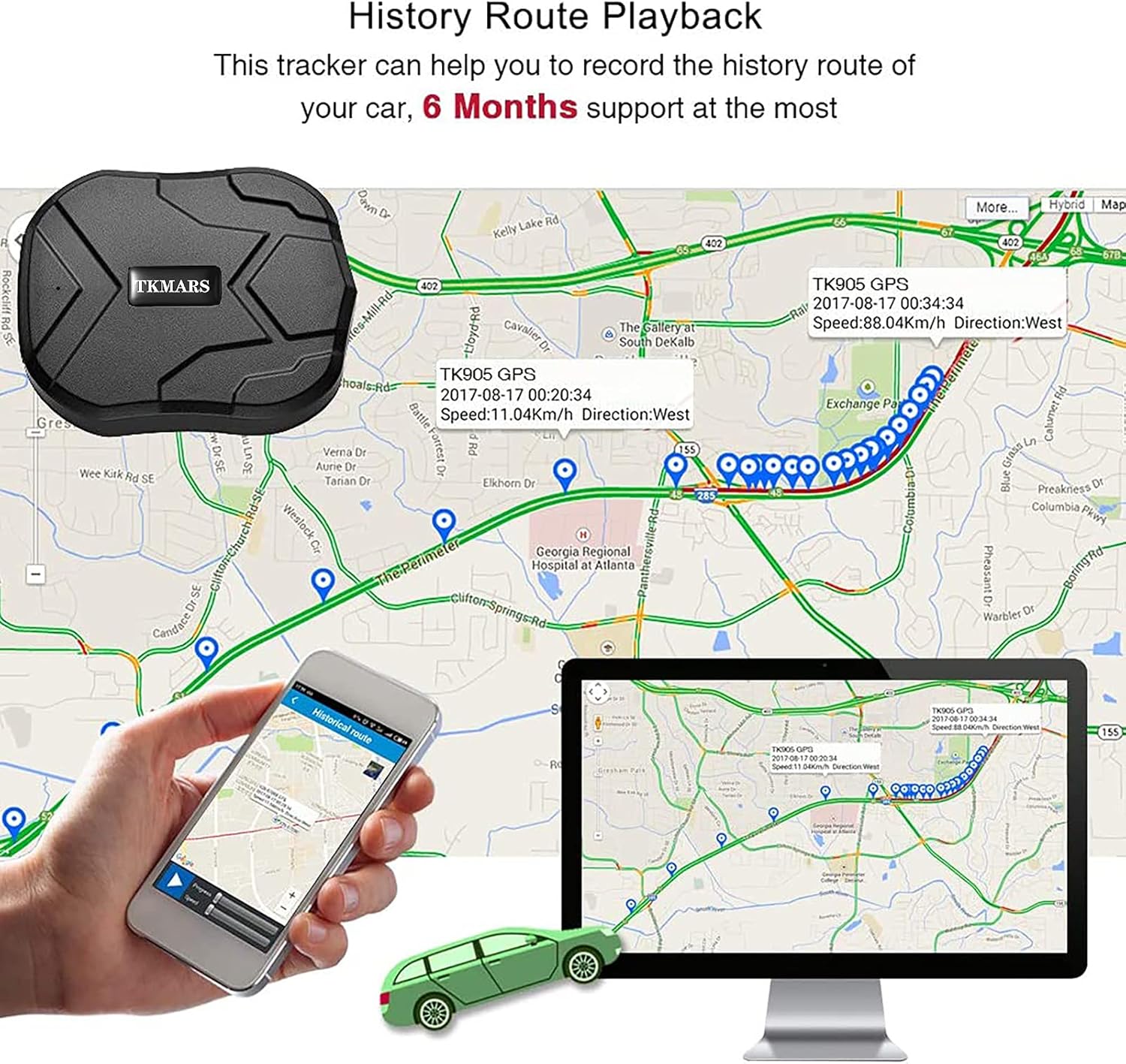 4G GPS Tracker per Auto con App Smart Alarm - immagine 6